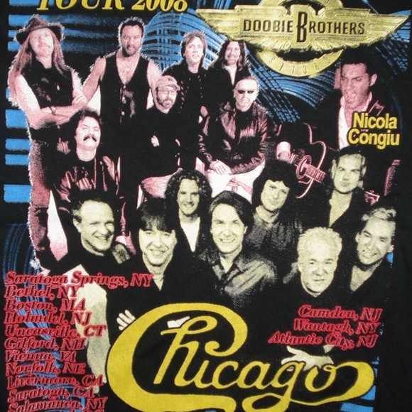 Chicago 2008 concert tour shirt Large - Picture 2 of 2